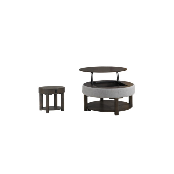 Blissfulnights Ensemble De Tables Basses Avec Rangement Lift Top